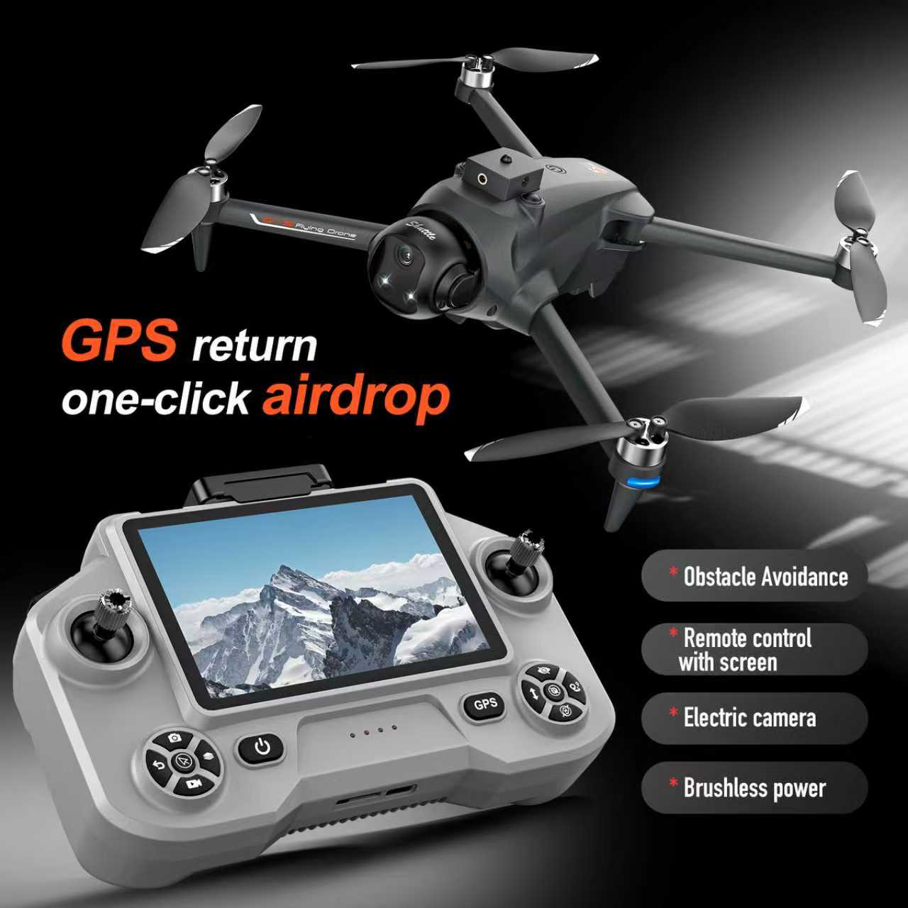Drone Beacon Light - Dron Cuatricóptero FPV GPS YL059 con