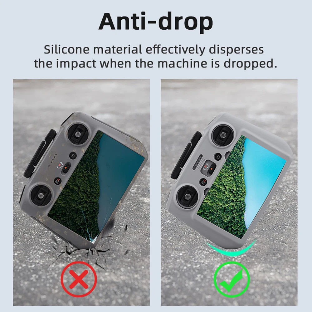 Funda de Silicona BRDRC para D - Drone Controller Hood reseña y precio
