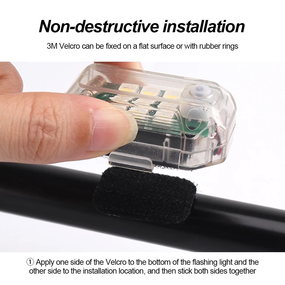 Luz LED estroboscópica de avió - Drone Beacon Light reseña y precio