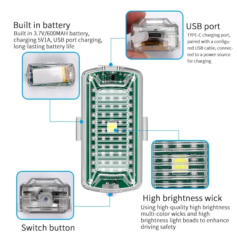 Luz estroboscópica LED inalámb - Drone Beacon Light reseña y precio